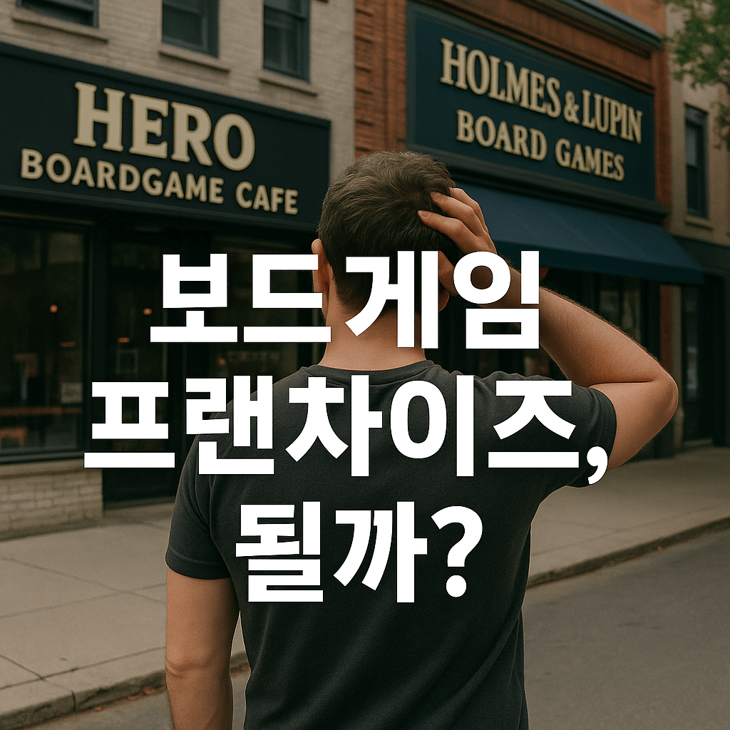 보드게임 프렌차이즈 창업