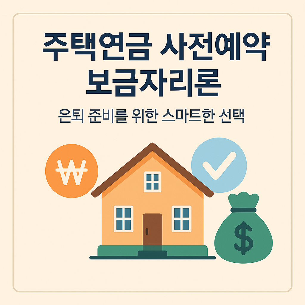 주택연금 사전예약 보금자리론