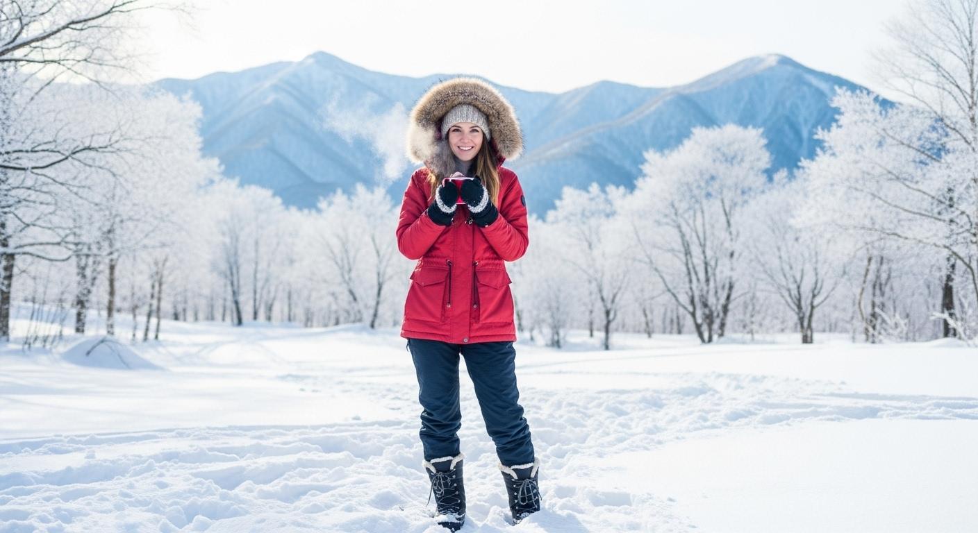 겨울 북해도 여행 옷차림