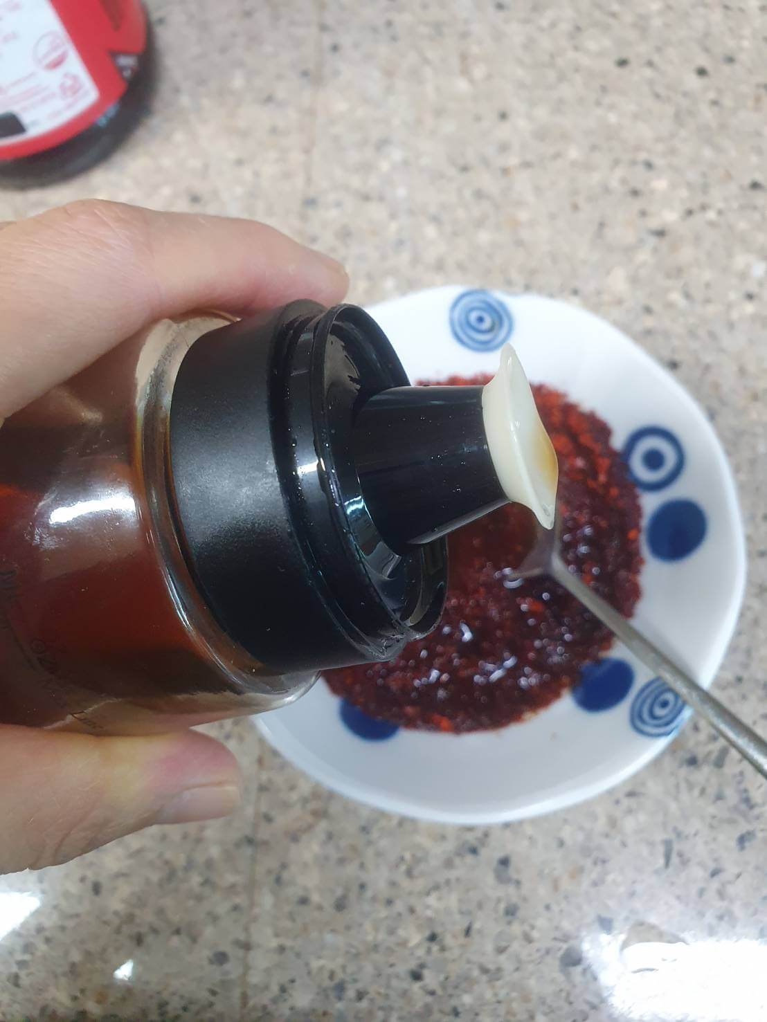 양념 꽃게 무침