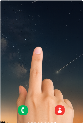 방법 1: 바탕화면 빈 공간 길게 누르기