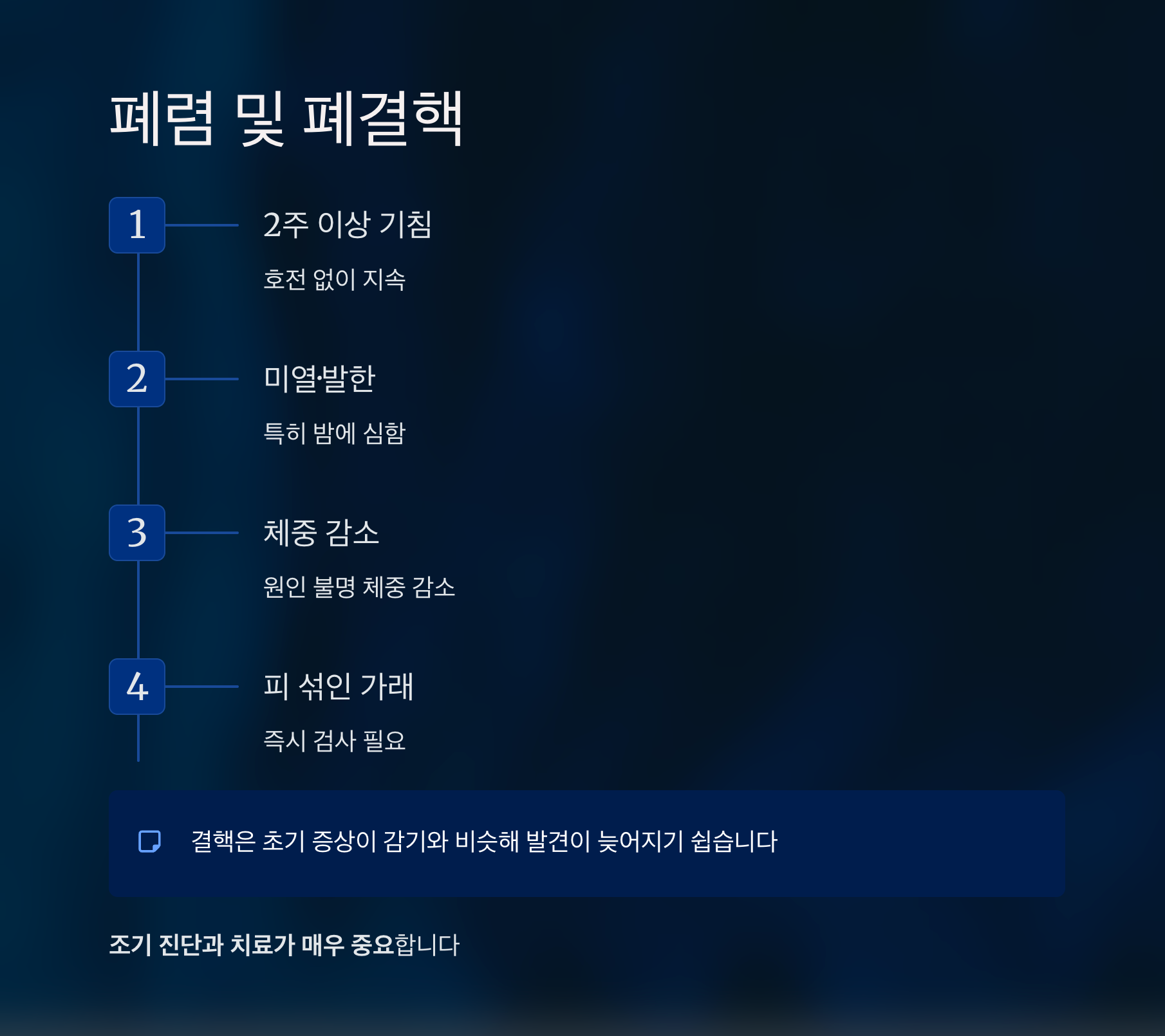 기침이 오래가면 의심되는 질병