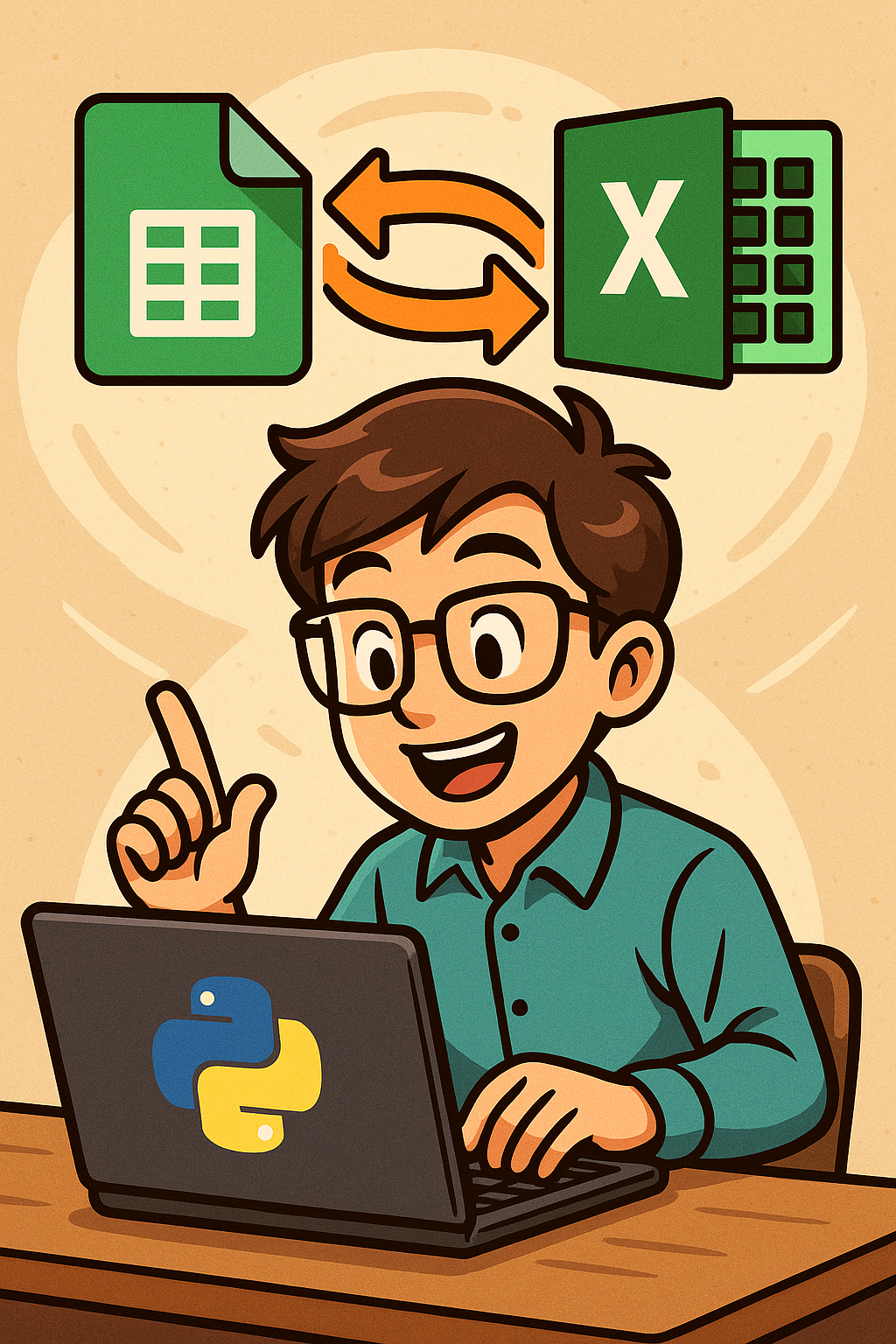 파이썬으로 Google 스프레드시트와 엑셀 데이터를 자동 동기화하기