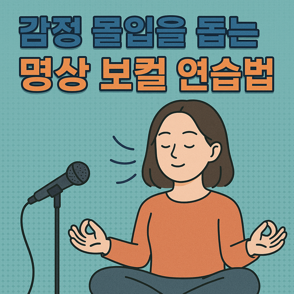 감정 몰입을 돕는 명상 보컬 연습법 관련 사진