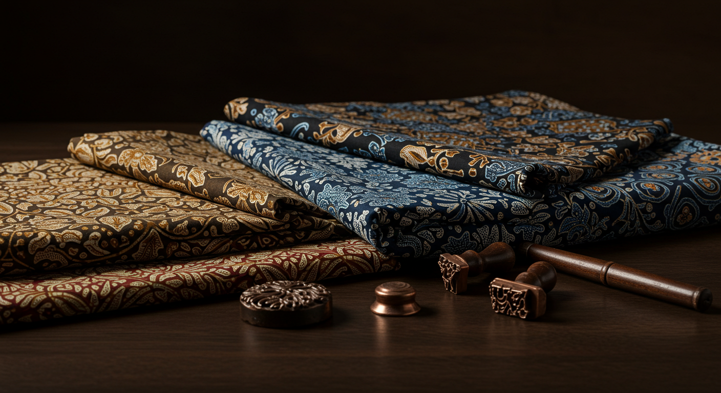 칸팅 펜 그리고 동제 스탬프