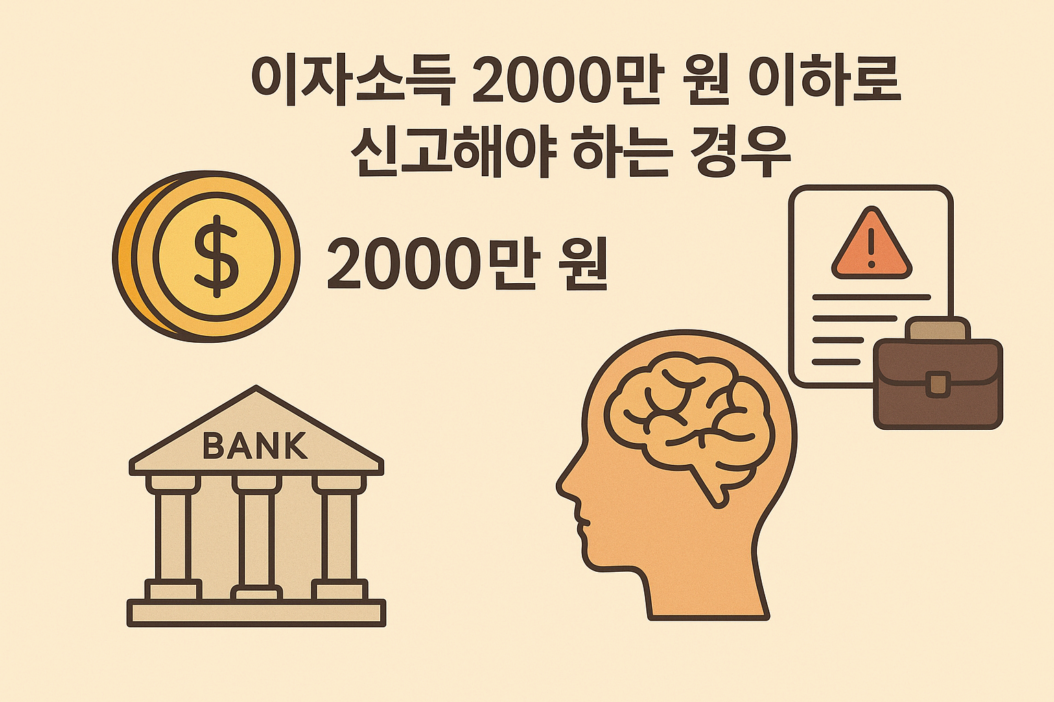 이자소득 2000만 원 이하라도 신고해야 하는 경우
