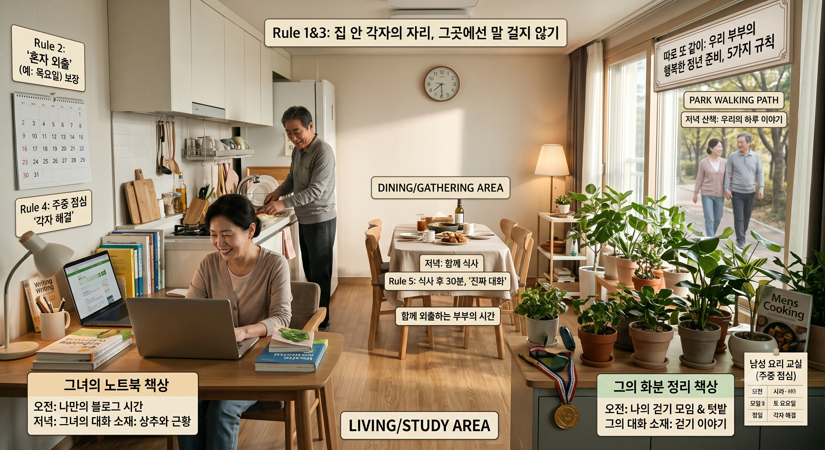 따로 또 같이:우리 부부의 행복한 정년 준비 5가지 규칙