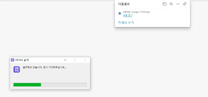 OP.GG 데스크탑 앱 다운로드 및 설치 방법_02