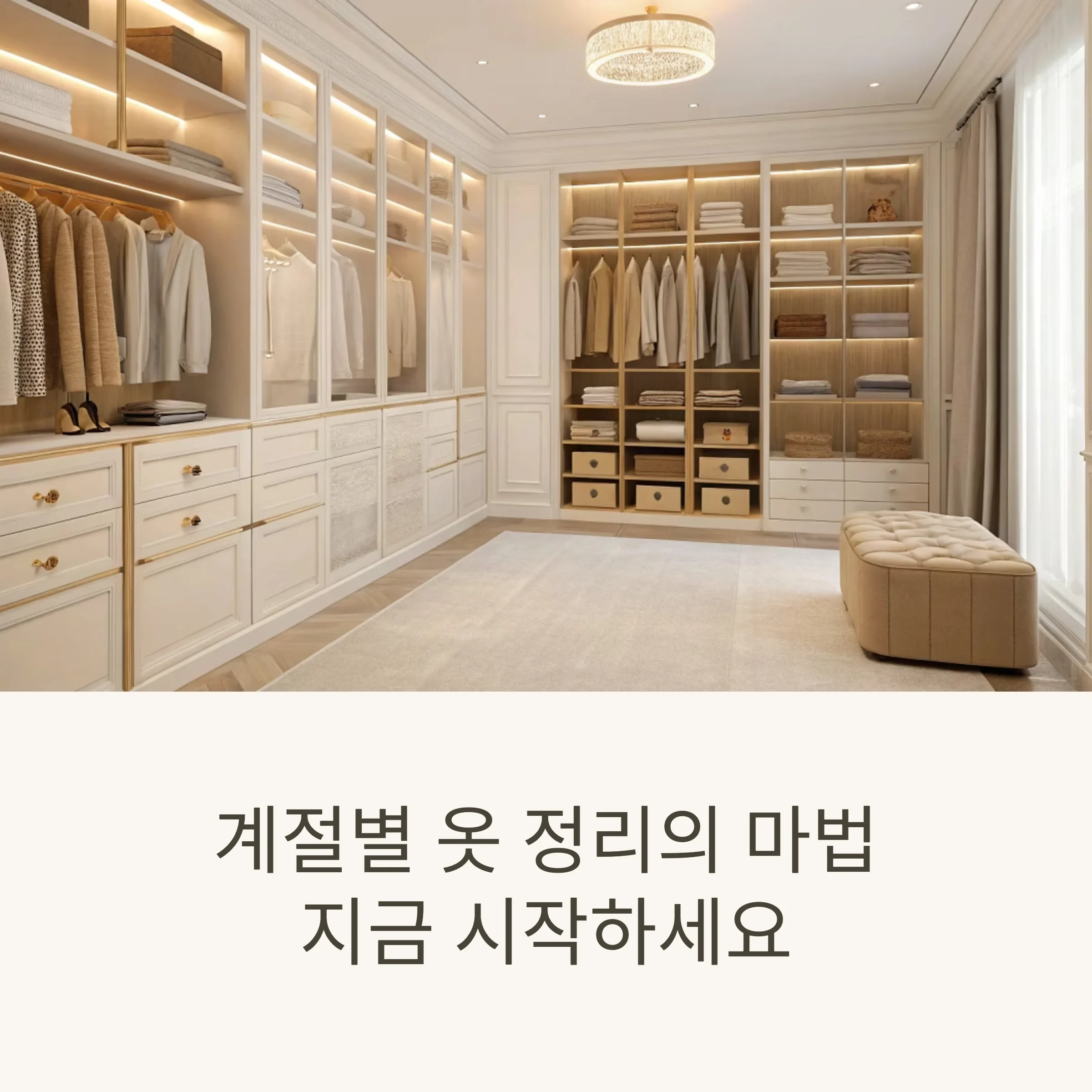 계절별 옷 정리 노하우, 꺼낼 때도 기분 좋아지는 실천 전략