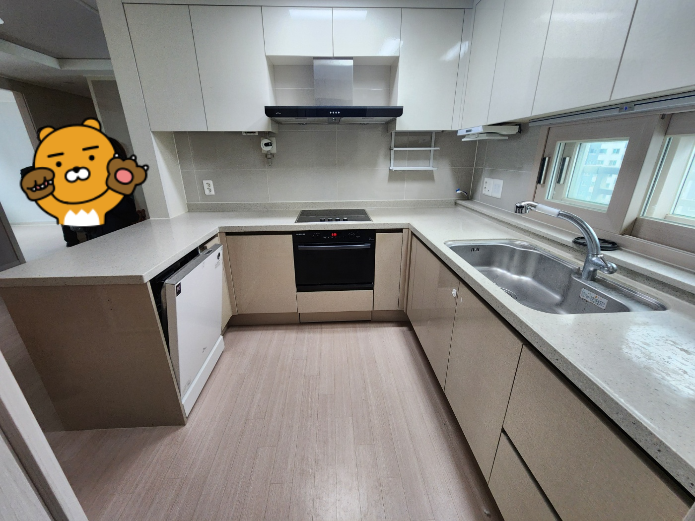 인테리어 전&후 주방 필름시공 사진