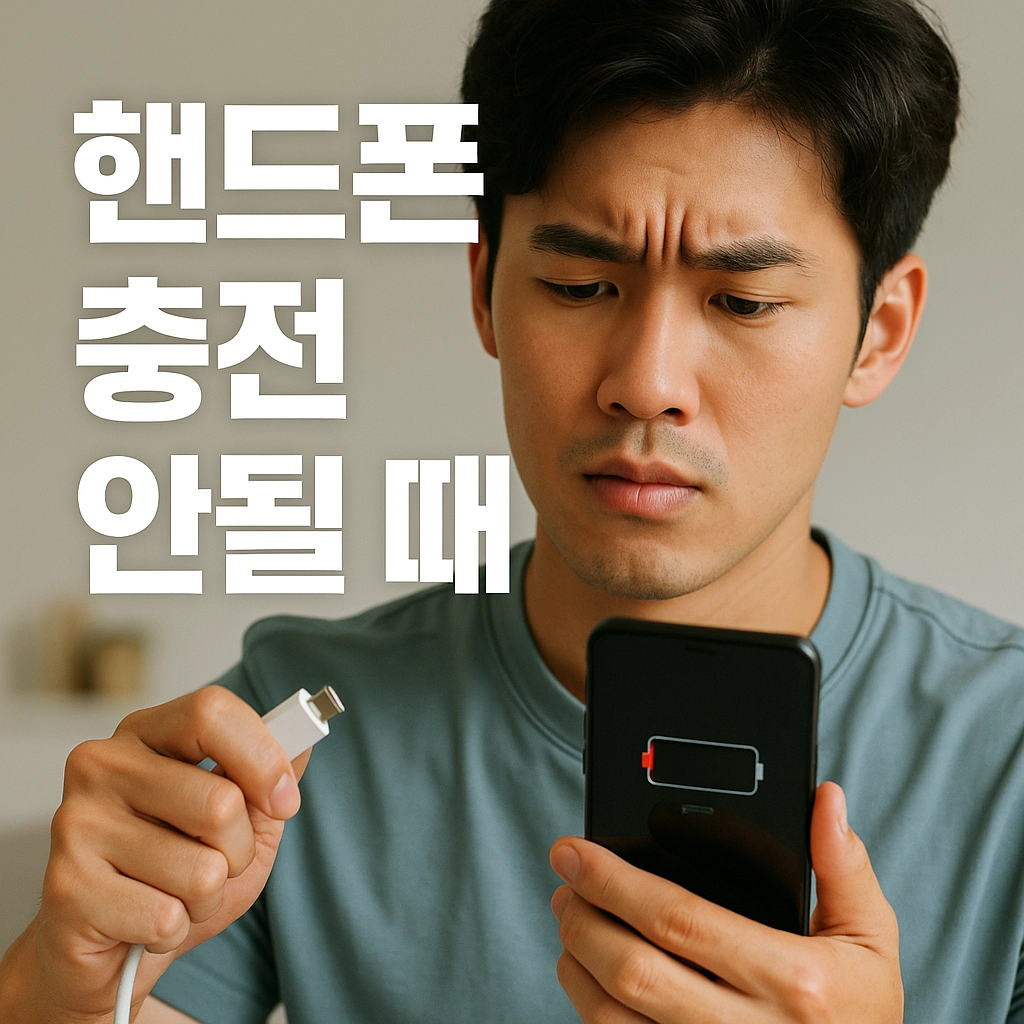 핸드폰 충전 안될 때 체크리스트, 케이블부터 배터리까지 7단계 점검법
