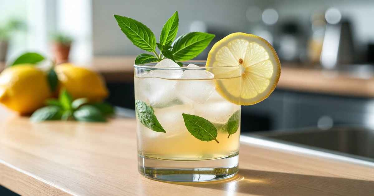 레몬 바질 보드카 스매시 황금 레시피 &amp; 스토리 및 완벽한 안주 추천