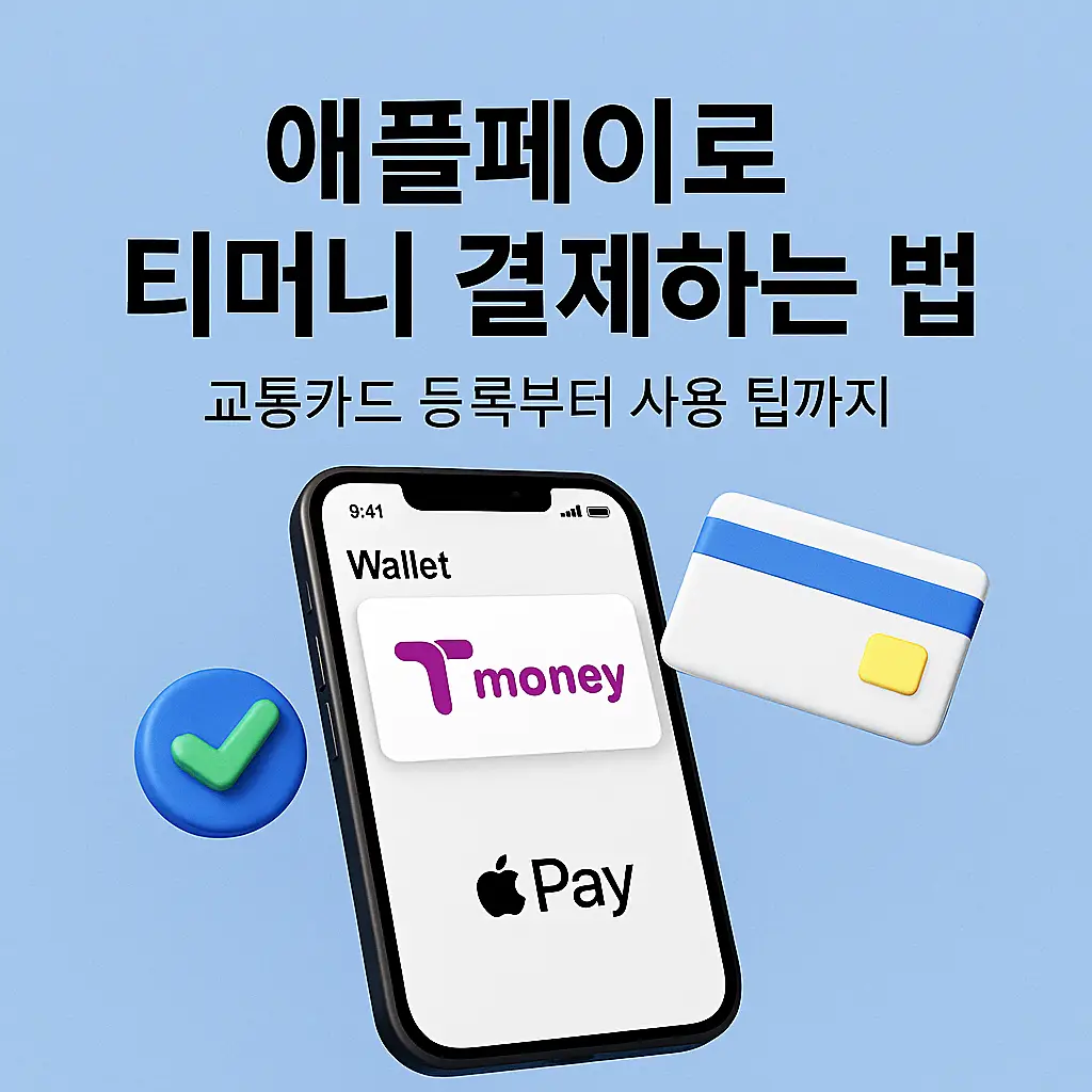 애플페이 티머니 교통카드 등록 썸네일