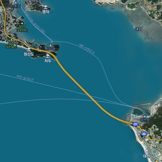 보령 해저터널 위치