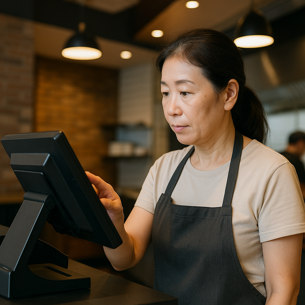 스마트오더 도입한 음식점