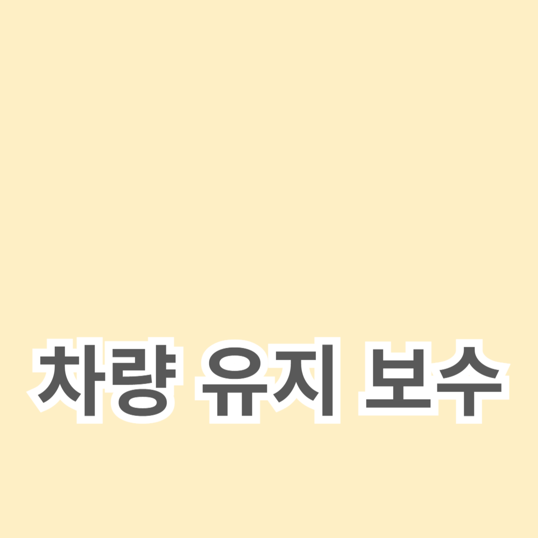 엔진 오일, 타이어 관리, 정기 점검