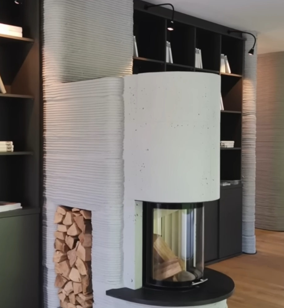 3d 프린터로 특이한 빌트인 가구를 만들수있음