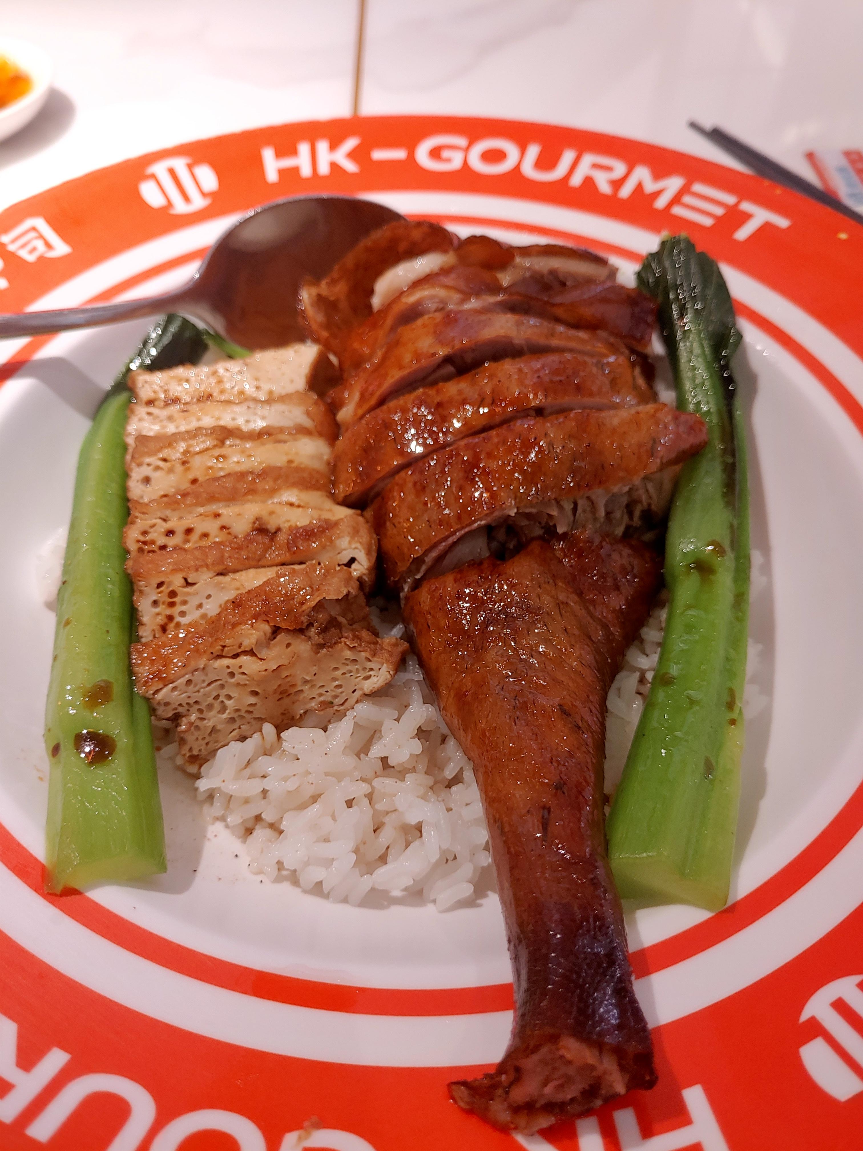 烧鹅腿饭