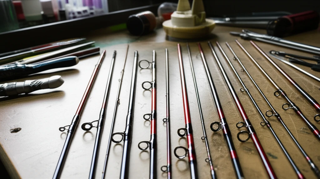 부러진 낚시대 초릿대, 교체로 새 낚