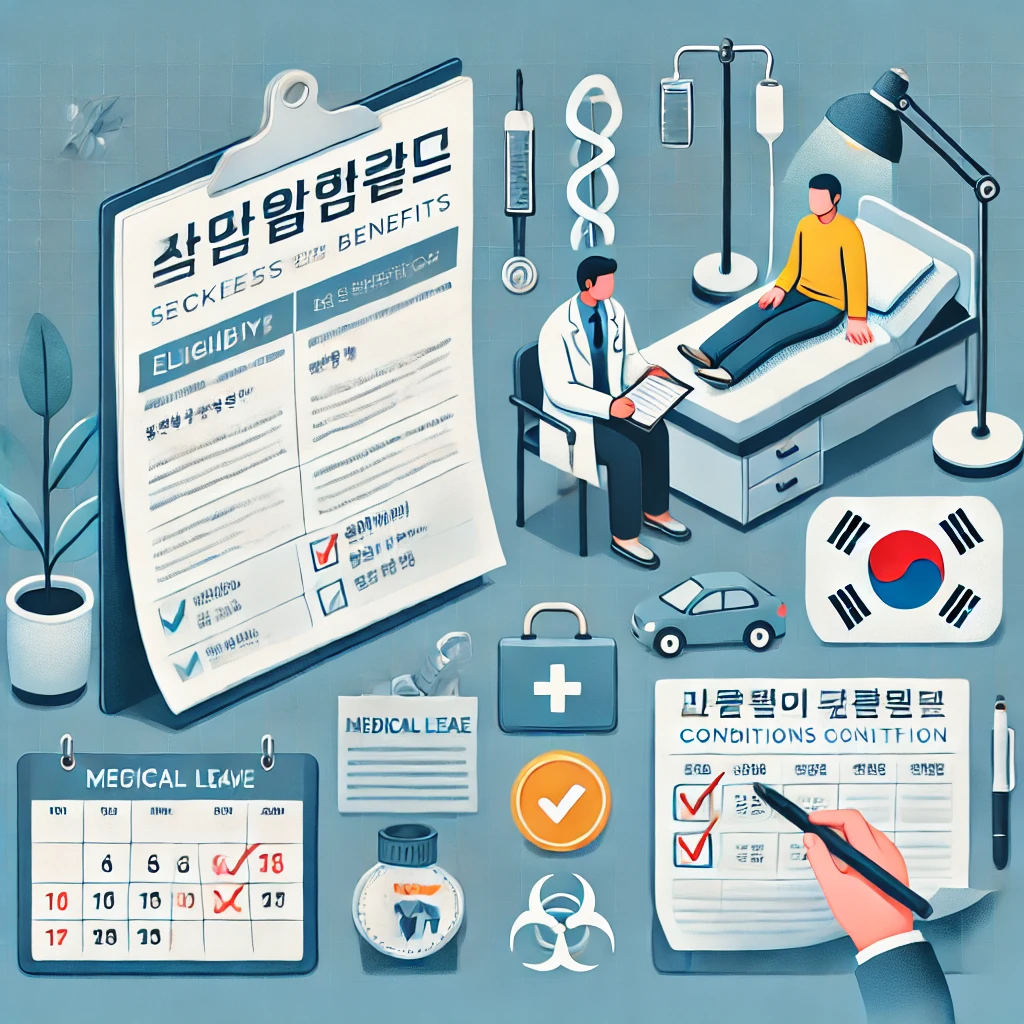 상병수당 조건 관련 AI이미지