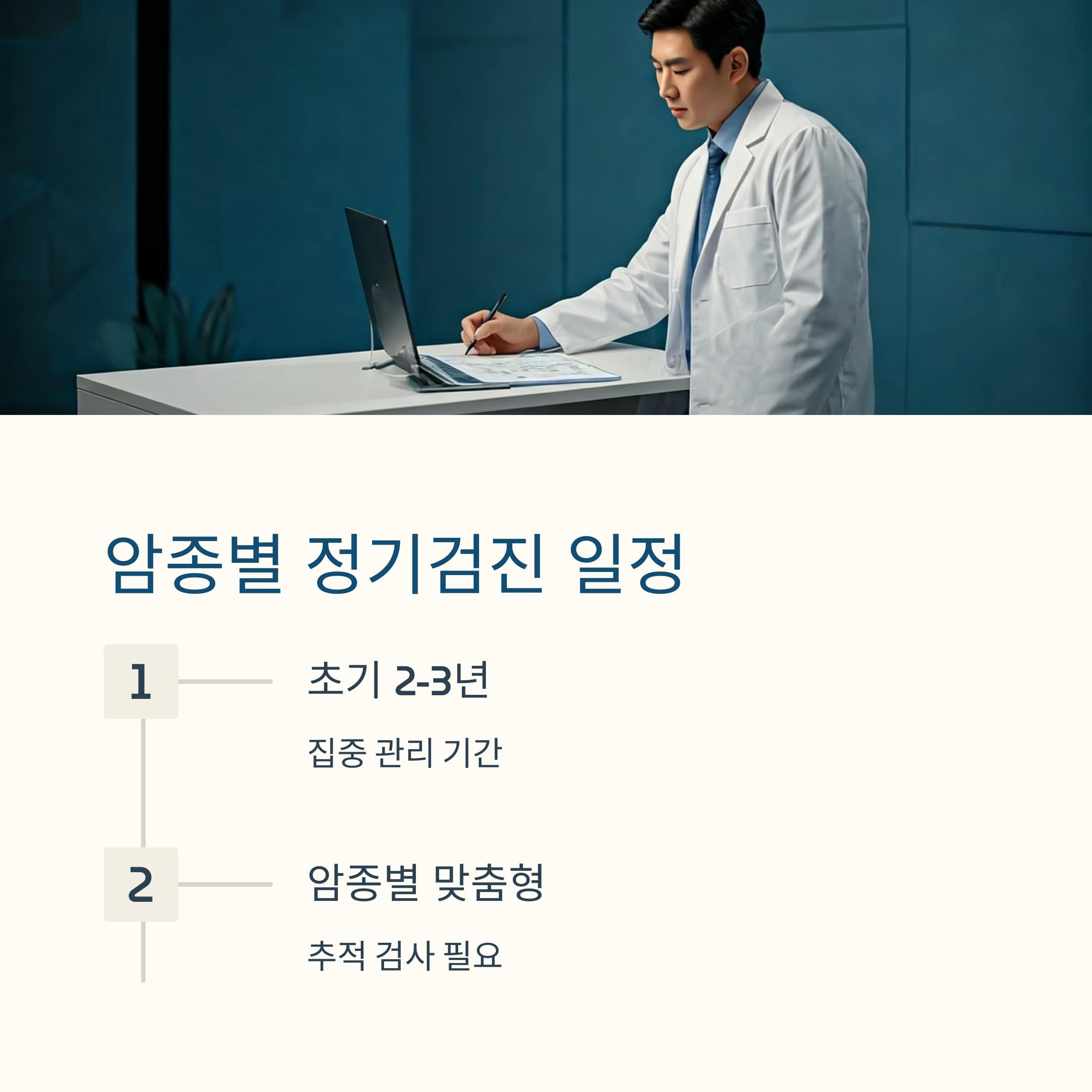 암 재발 방지 정기검진 일정