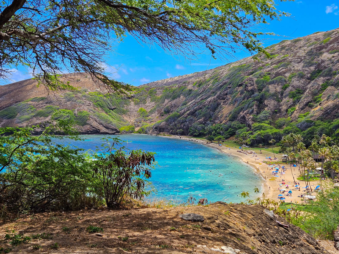 하나우마베이 전망