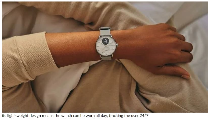 차세대 하이브리드 스캔워치 출시...24시간 건강상태 모니터링 VIDEO: Withings&rsquo; next generation hybrid scanwatch lands on wrists with 24/7 health monitoring