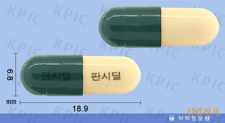 판시딜 외형
