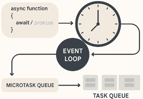 비동기 처리 이해하기 삽화 이미지