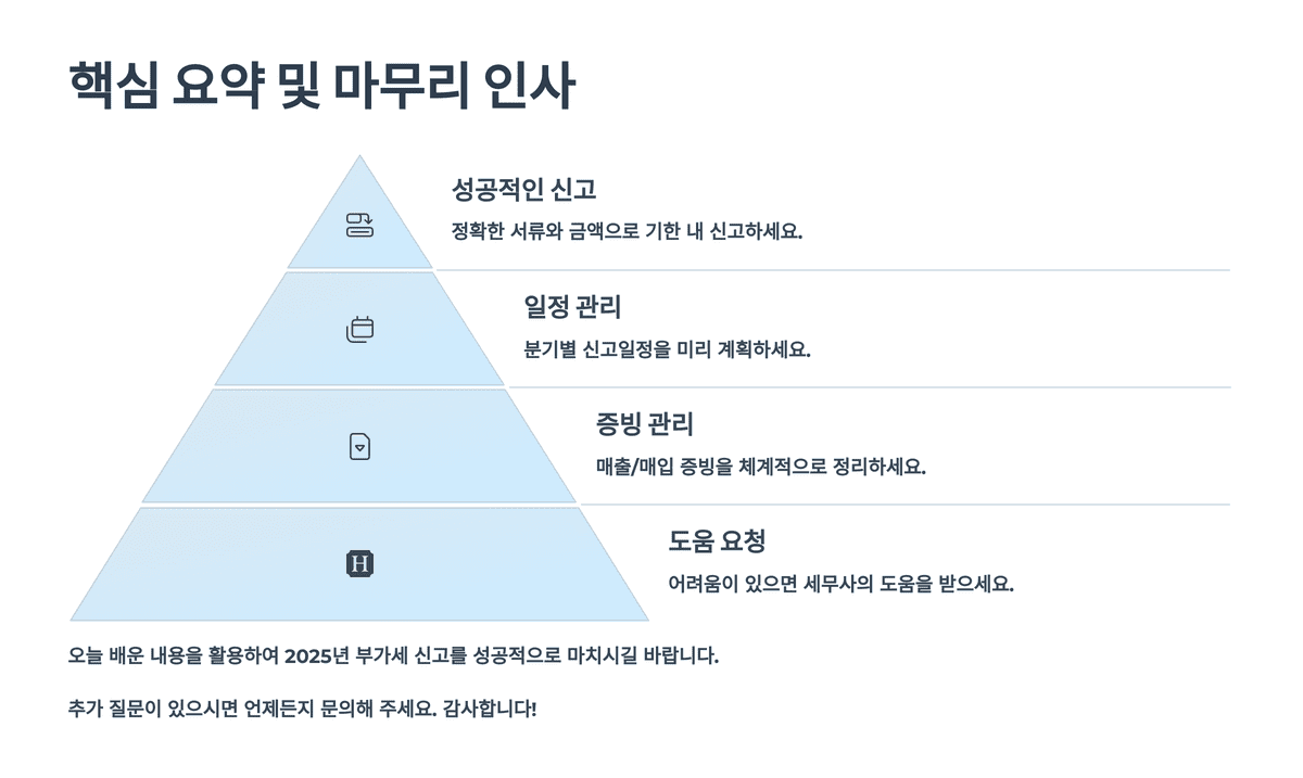 핵심 요약 및 마무리 인사