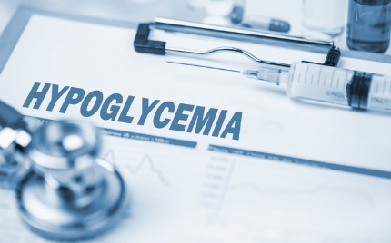 저혈당.