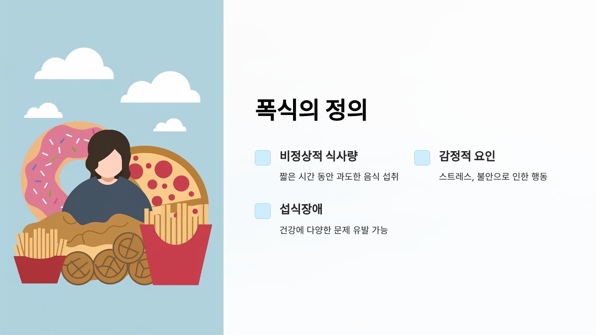 폭식의 문제점