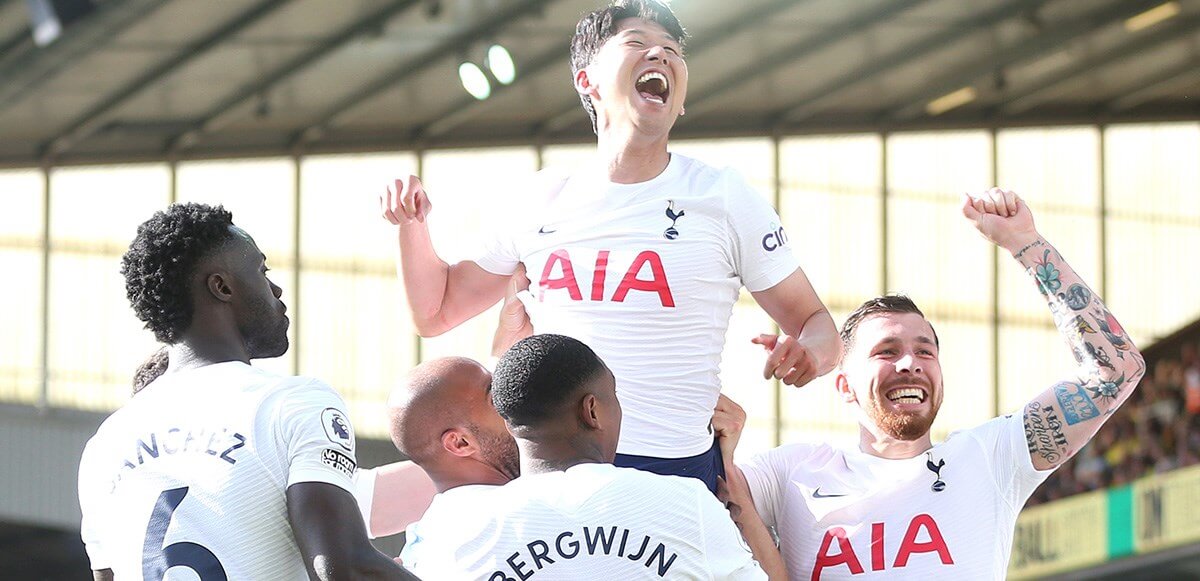 2022년 5월 손흥민 모습