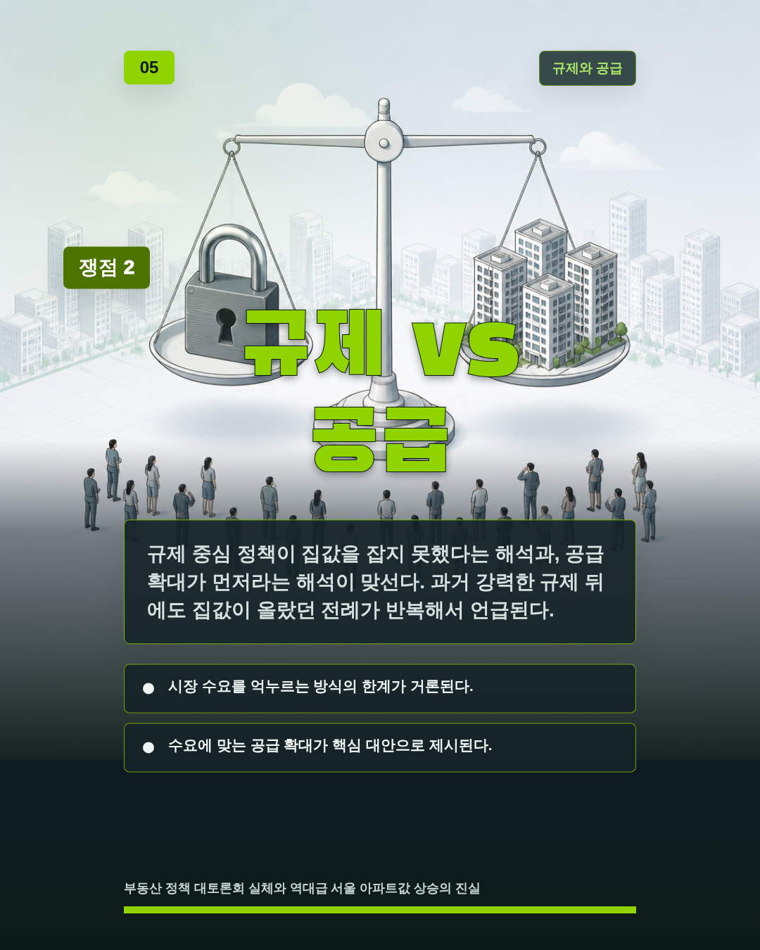 규제 vs 공급