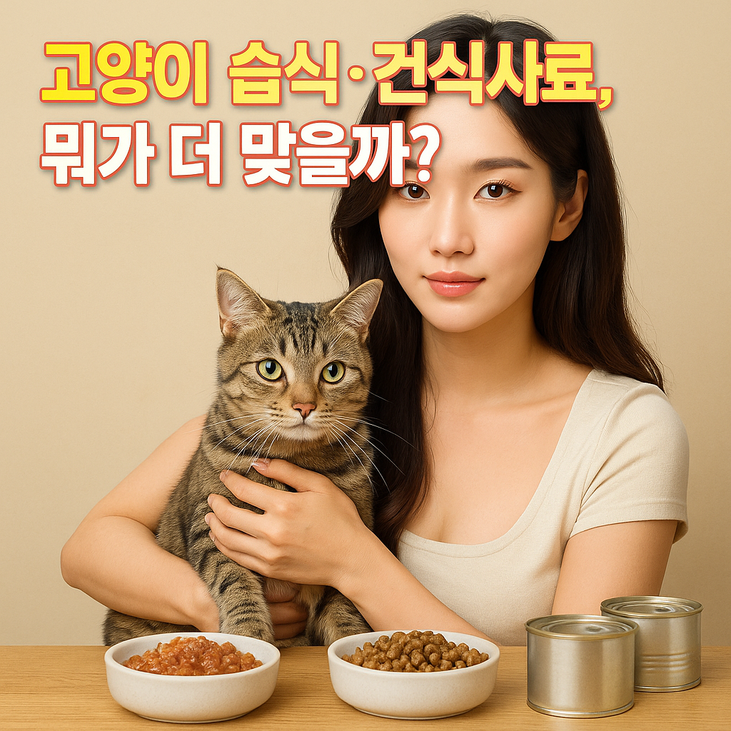 고양이 습식&middot;건식사료, 뭐가 더 맞을까? 딱 정리!