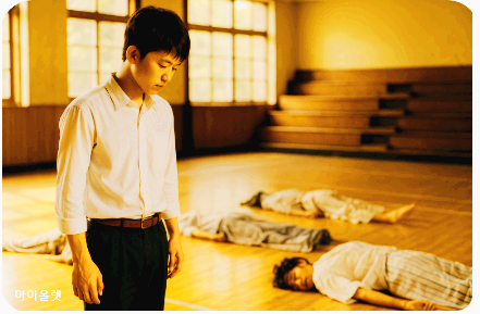 열일곱 살 소년 동호는 체육관에 쌓여 있는 시신들을 바라본다