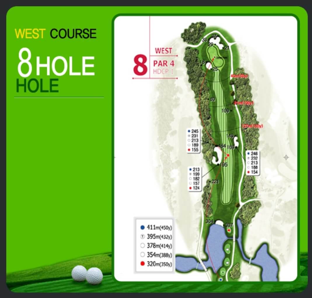 크라운 컨트리클럽 남코스 8