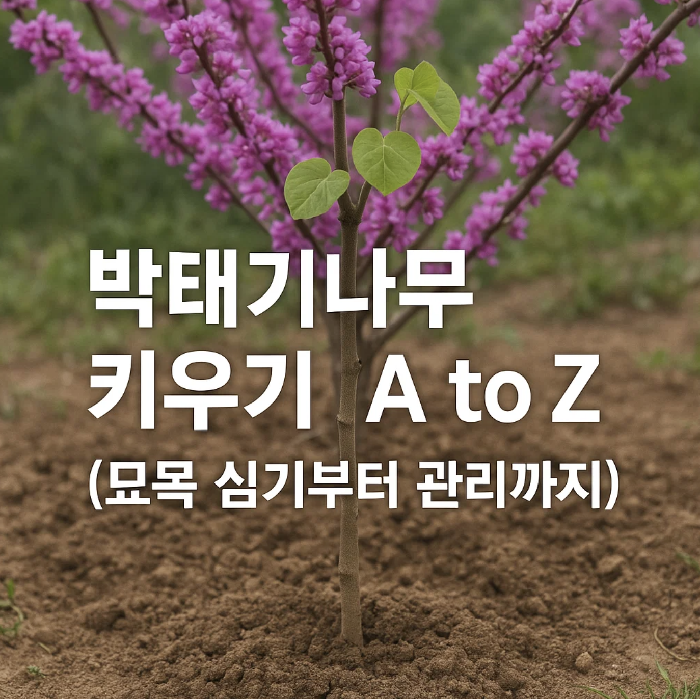 박태기나무 키우기 A to Z (묘목 심기부터 관리까지)