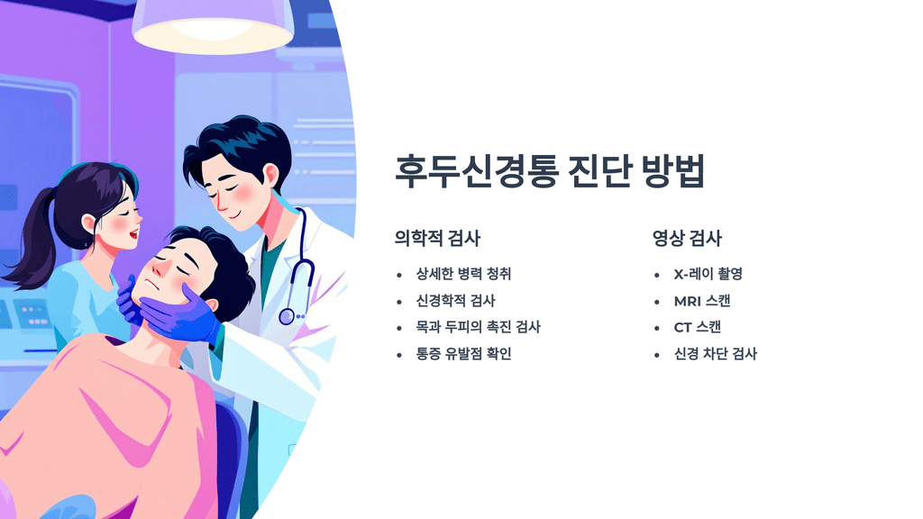 후두신경통 진단 방법