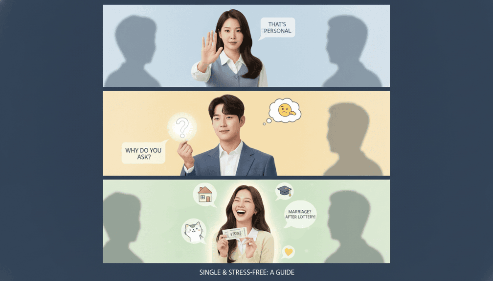 비혼자가 관계 스트레스를 줄이기 위한 대화 및 거리두기 기술