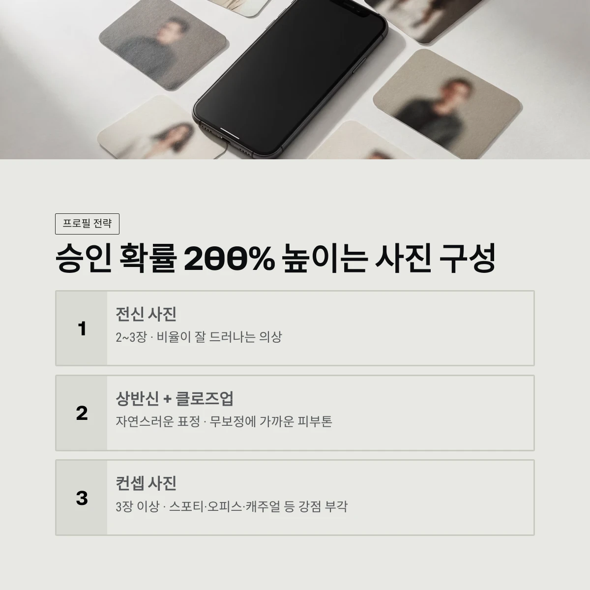 승인 확률 200% 높이는 사진 구성
