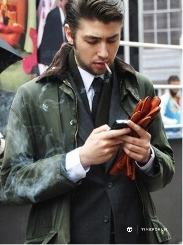 바버 자켓 레이어링