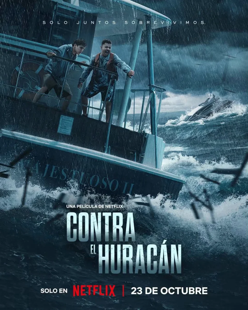영화 허리케인을 거슬러(원제: Contra el huracán / 영문: Surviving Hurricane Otis, 2026) 포스터