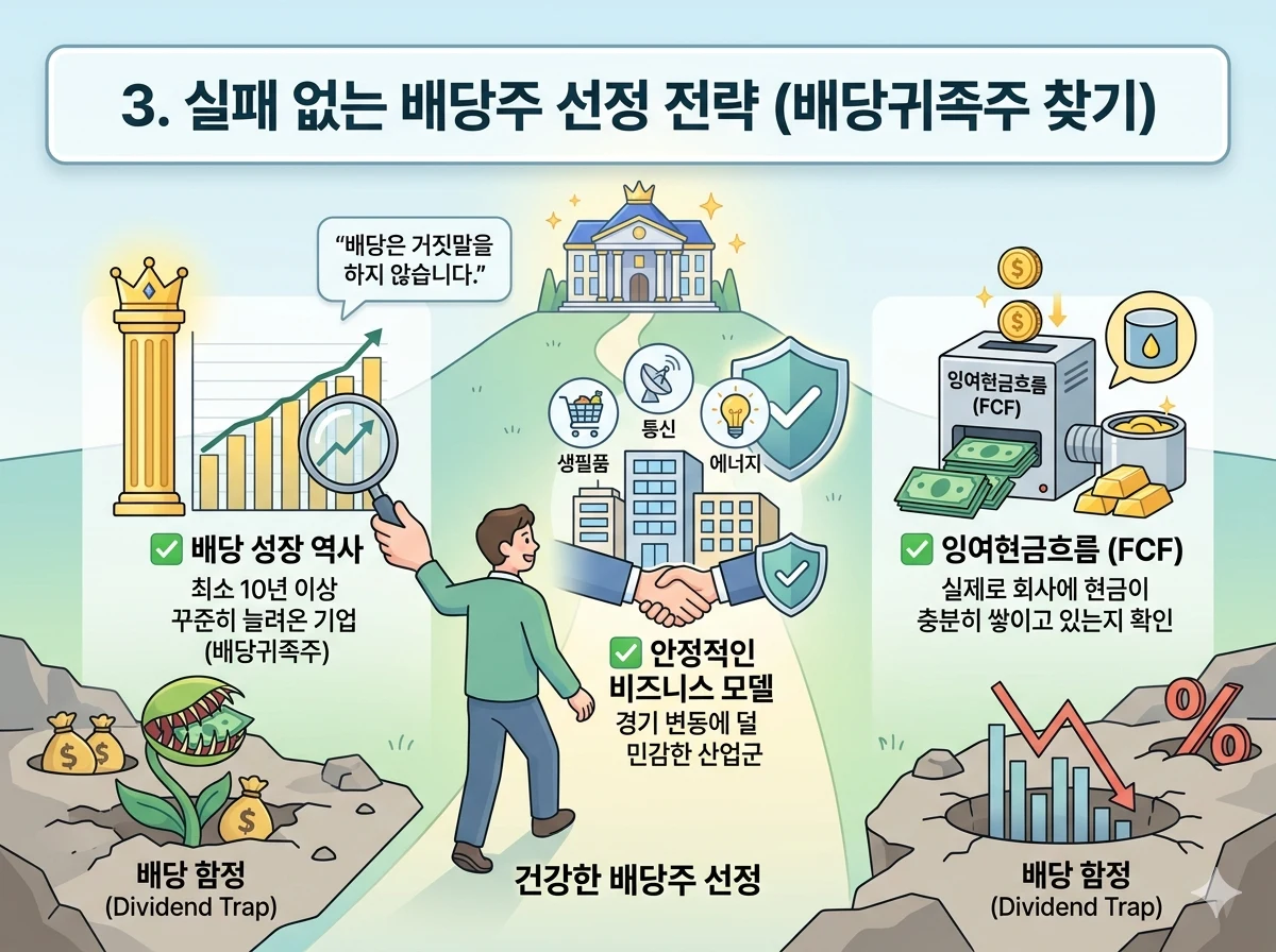 실패 없는 배당주 선정 전략 (배당귀족주 찾기)