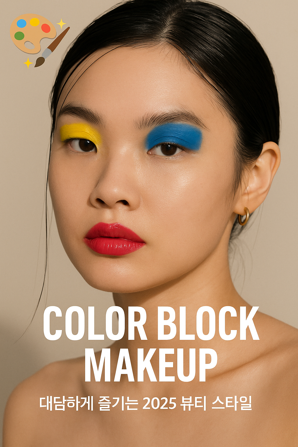 컬러 블록 메이크업