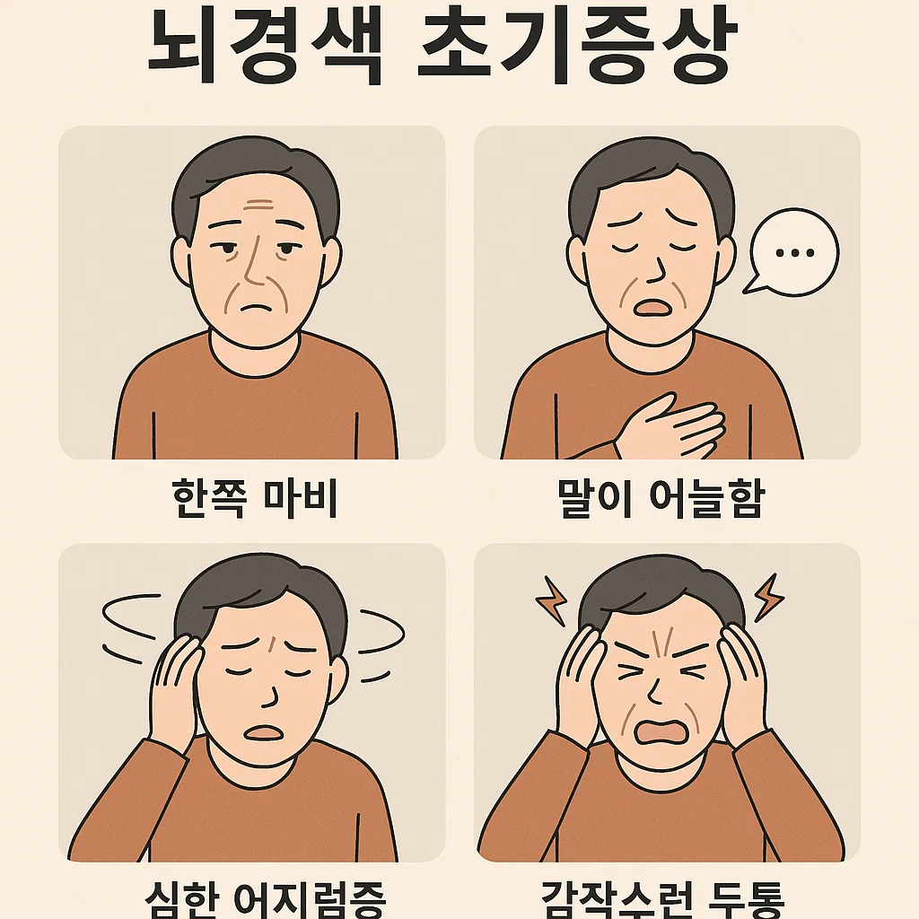 뇌경색-초기증상