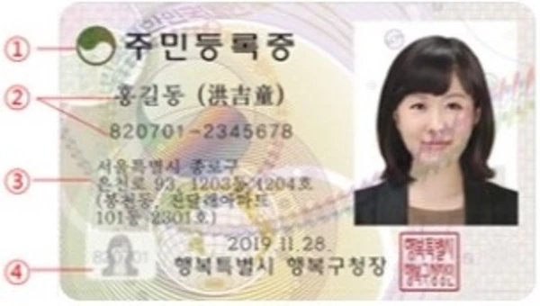 주민등록증 재발급