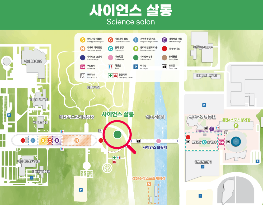 사이언스 살롱 지도