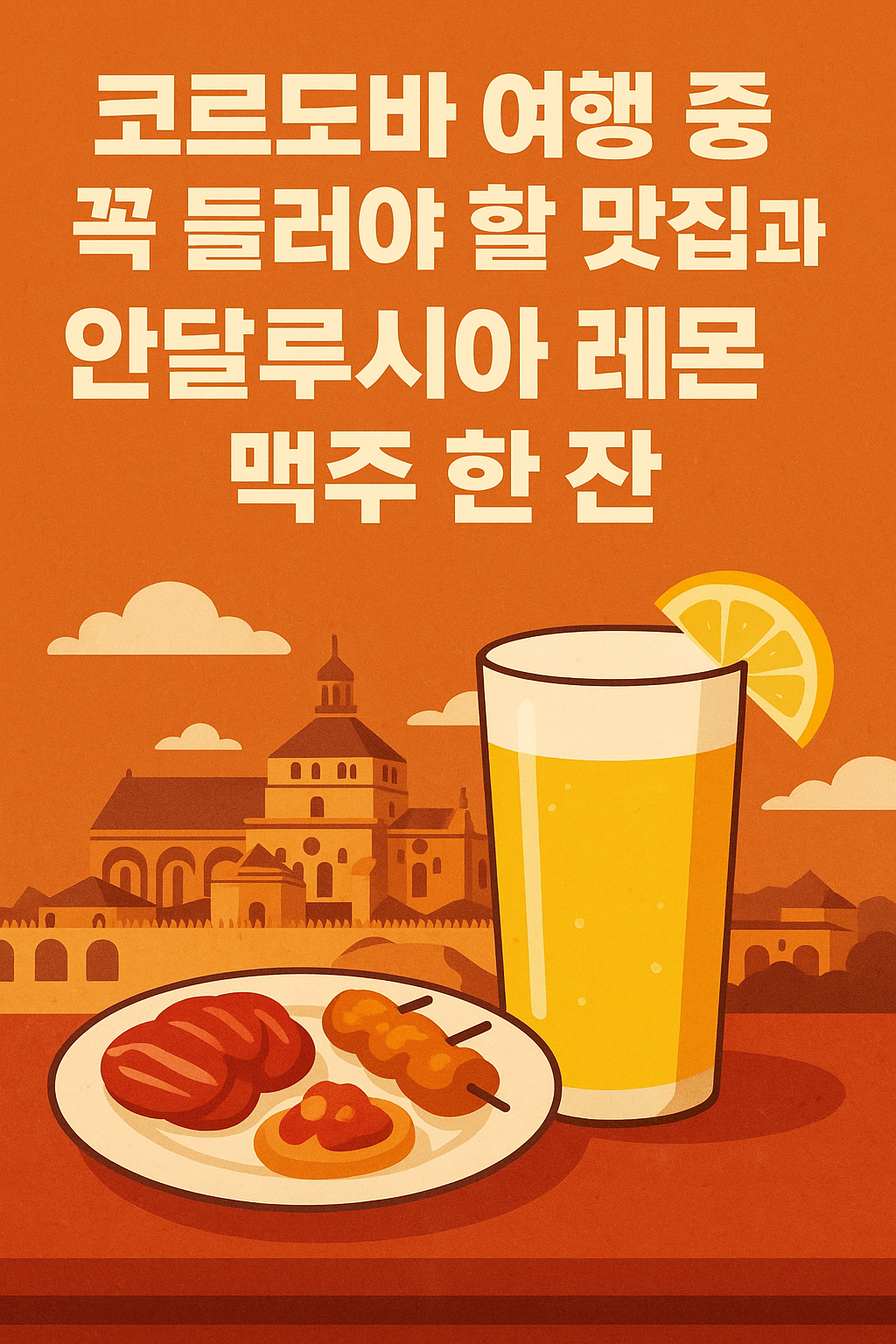코르도바 여행 중 꼭 들러야 할 맛집과 안달루시아 레몬 맥주 한 잔