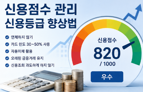 신용점수 관리와 신용등급 향상법, 부채 관리&middot;절약 노하우